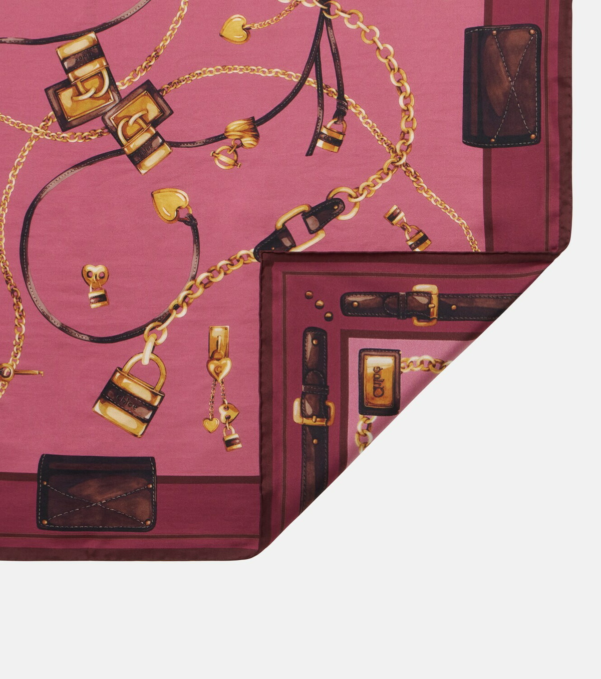Chloé Paddington silk scarf