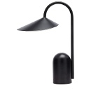 ferm LIVING Arum Portable Lamp in Black 