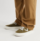 Vans - Style 73 DX Anaheim Factory Leather-Trimmed Suede Sneakers - Green