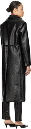 Courrèges Black Strap Coat