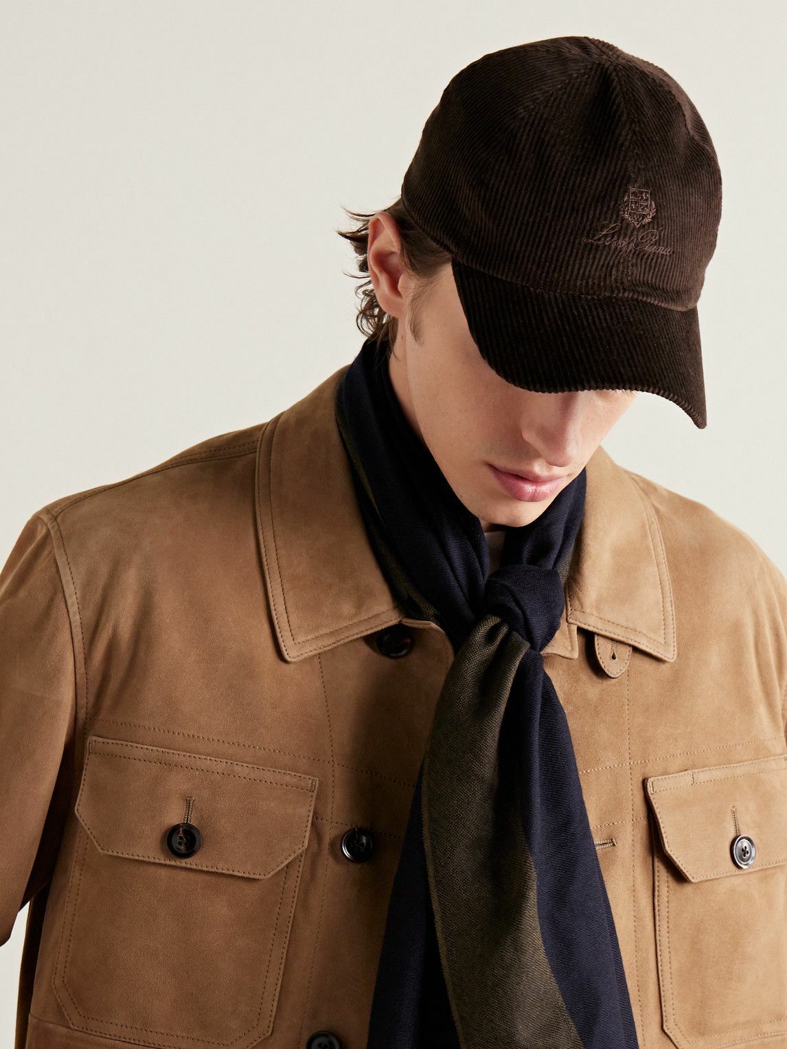 Loro Piana - Embroidered Storm System® Cotton-Blend Corduroy