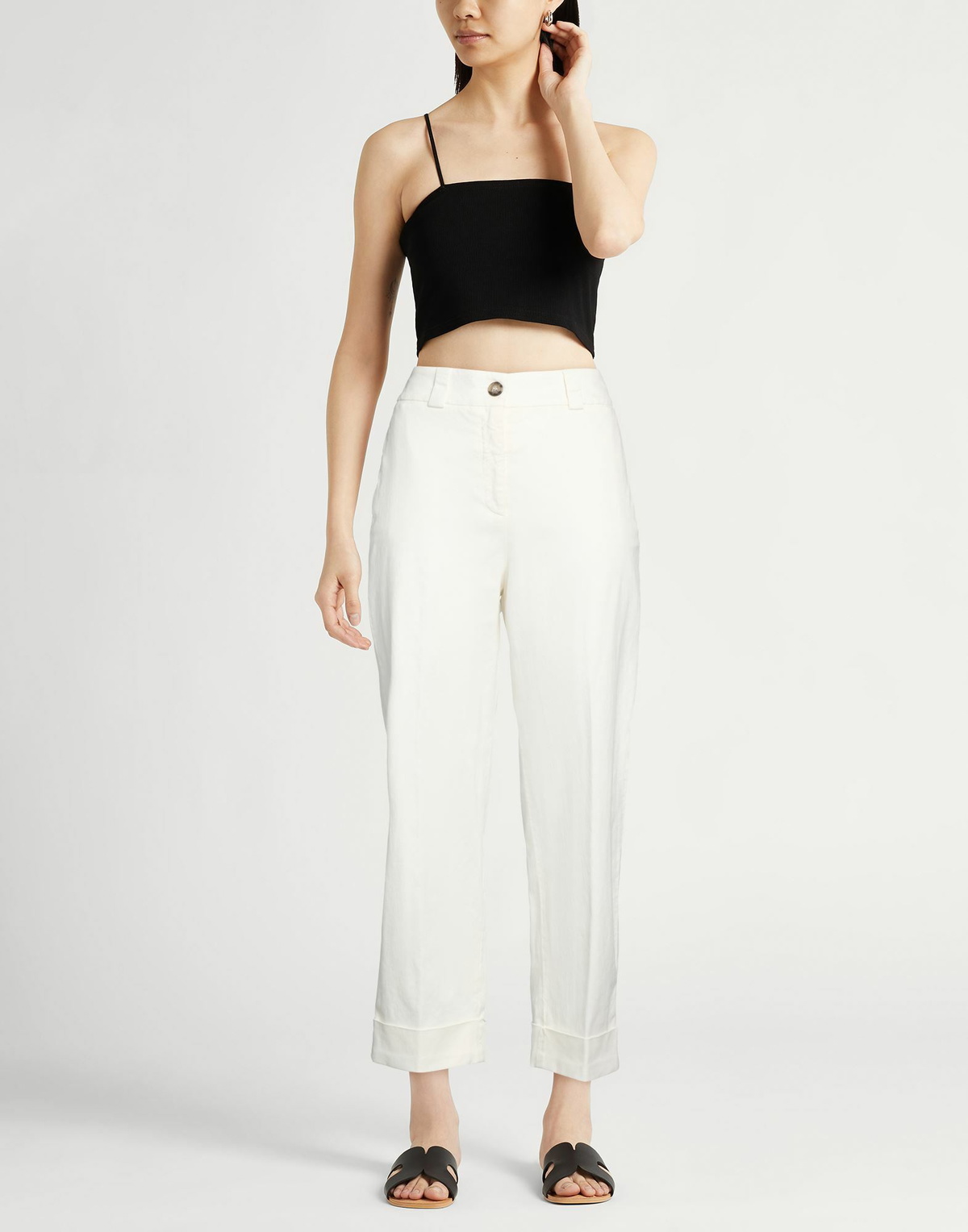 Peserico Womens Pants in White