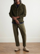Inis Meáin - Pub Jacket Linen Cardigan - Green