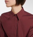 Brunello Cucinelli Monili cotton-blend shirt