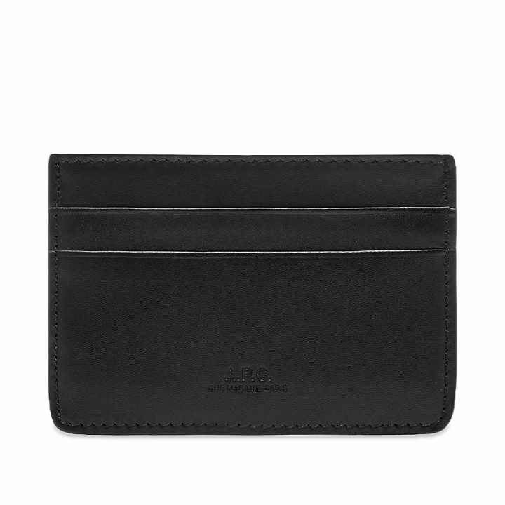 Photo: A.P.C. André Card Holder in Black