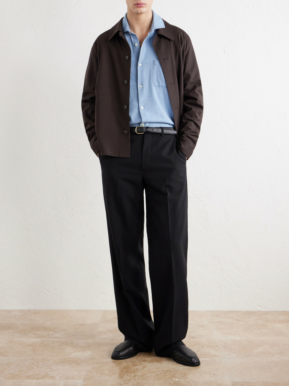 Frescobol Carioca - Emilio Cotton-Twill Shirt - Blue