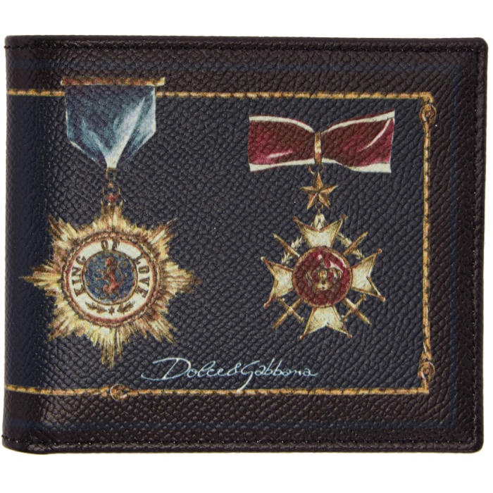 Photo: Dolce and Gabbana Black Medal Wallet