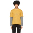 all in Yellow Striped Long Sleeve T-Shirt