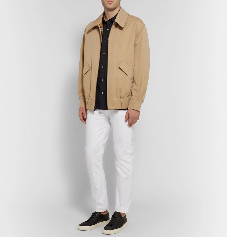 Burberry - Slim-Fit Stretch-Cotton Poplin Shirt - Men