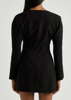 Aexae Wool Mini Dress Black