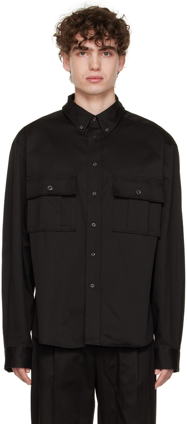 Acne Studios Black Regular Fit Shirt Acne Studios