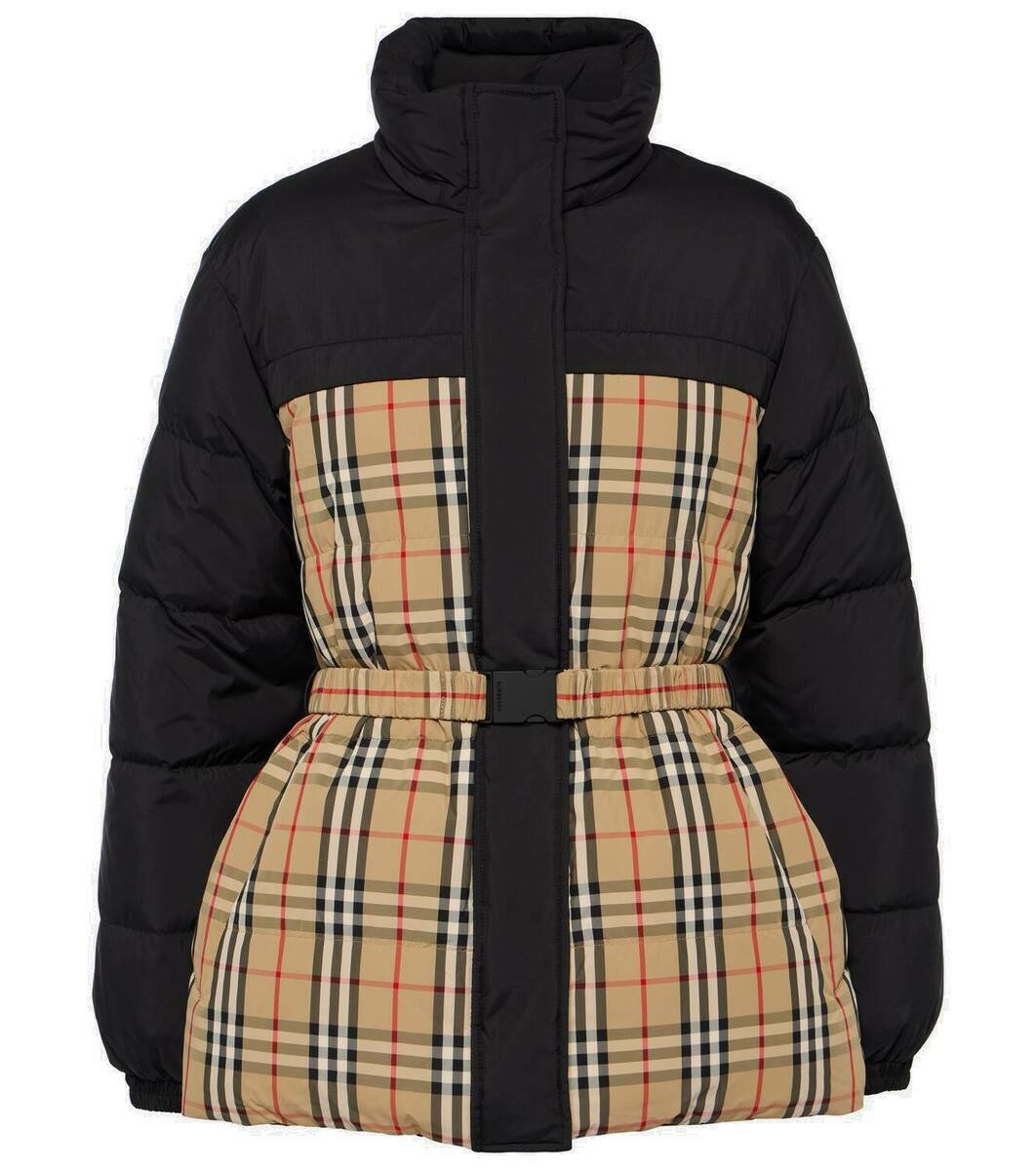 Photo: Burberry Burberry Check reversible down jacket