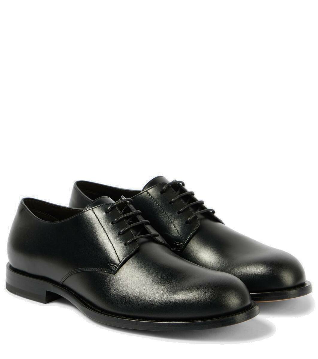 (New)The Row Novus ラウンドトゥレザーダービー THE ROW Novus leather Derby shoes | NET-A-PORTER