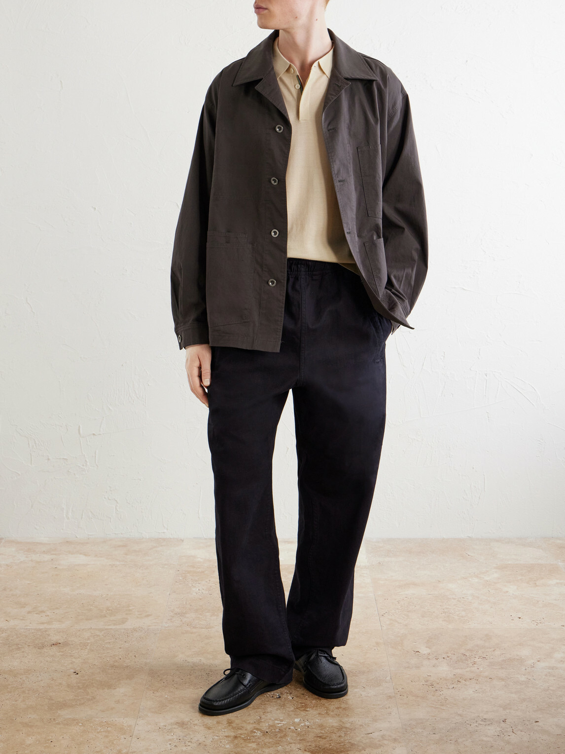 Paul Smith - Merino Wool Polo Shirt - Neutrals