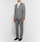 Z Zegna - Grey Slim-Fit Wash & Go Mélange TECHMERINO Wool-Flannel Suit - Gray