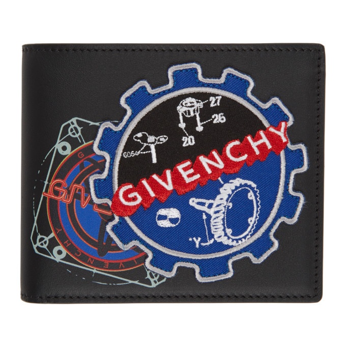 Photo: Givenchy Black Patches Bifold Wallet