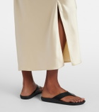 The Row Leger leather thong sandals