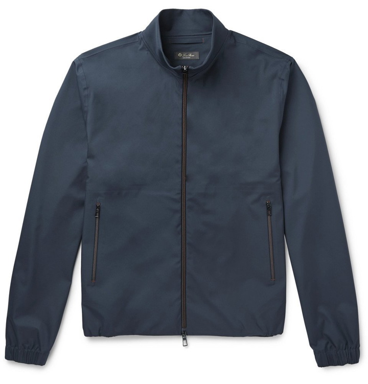 Photo: Loro Piana - Storm System Shell Blouson Jacket - Navy