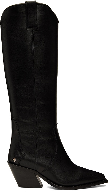 Photo: ANINE BING Black Tania Boots