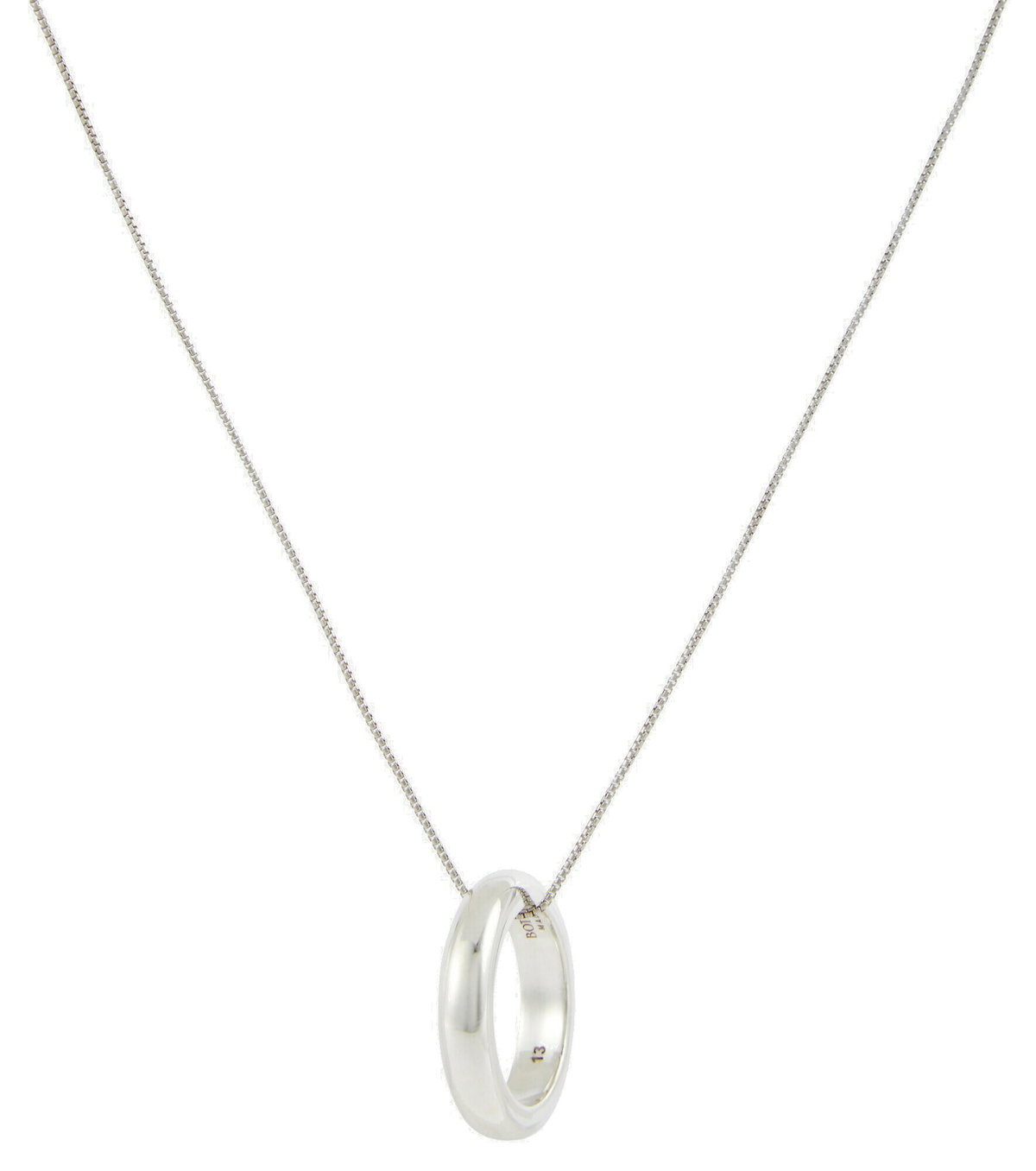 ネックレス・ペンダント BOTTEGA VENETA   Necklaces Women Silver Silver/Sky BOTTEGA VENETA Silver necklace | NET-A-PORTER