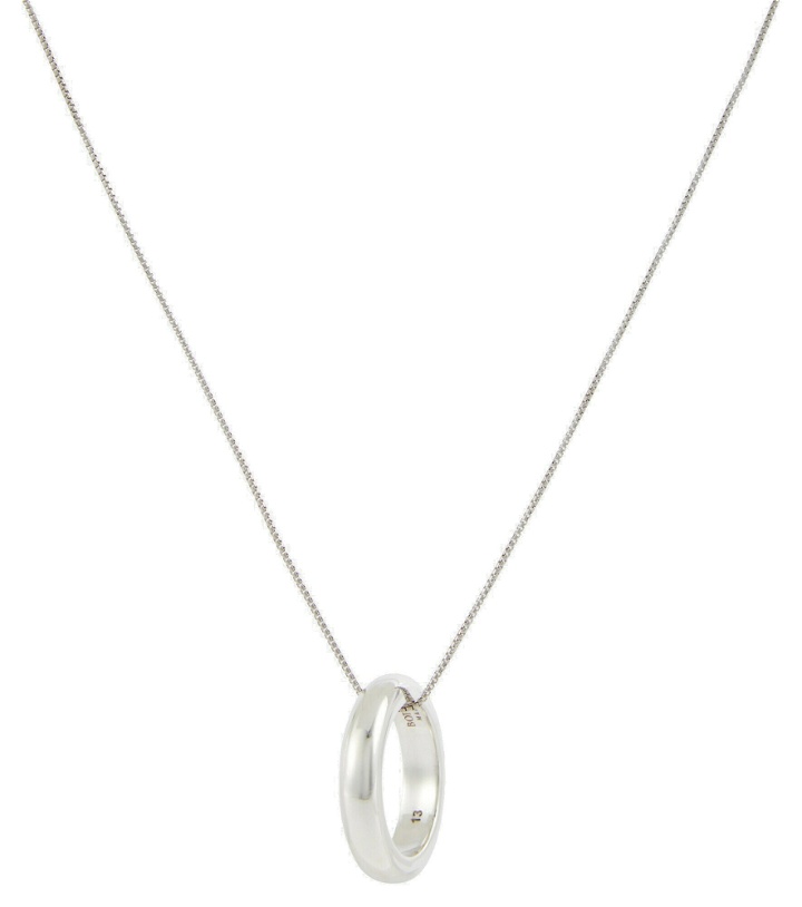 Photo: Bottega Veneta - Essentials sterling silver pendant necklace