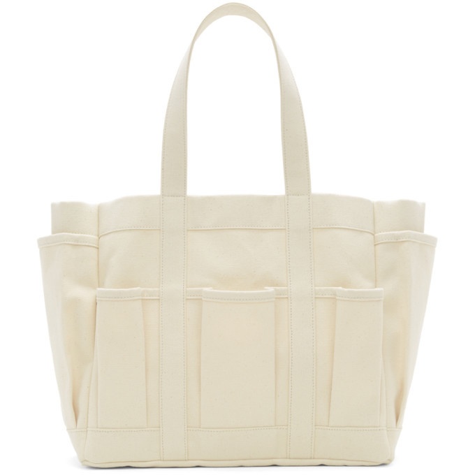 Photo: Comme des Garcons Shirt Off-White Tool Bag Tote