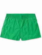 Bottega Veneta - Short-Length Pintucked Swim Shorts - Green