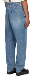 WOOYOUNGMI Blue Belted Jeans