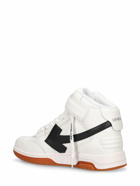 OFF-WHITE - Out Of Office Mid Top Leather Sneakers