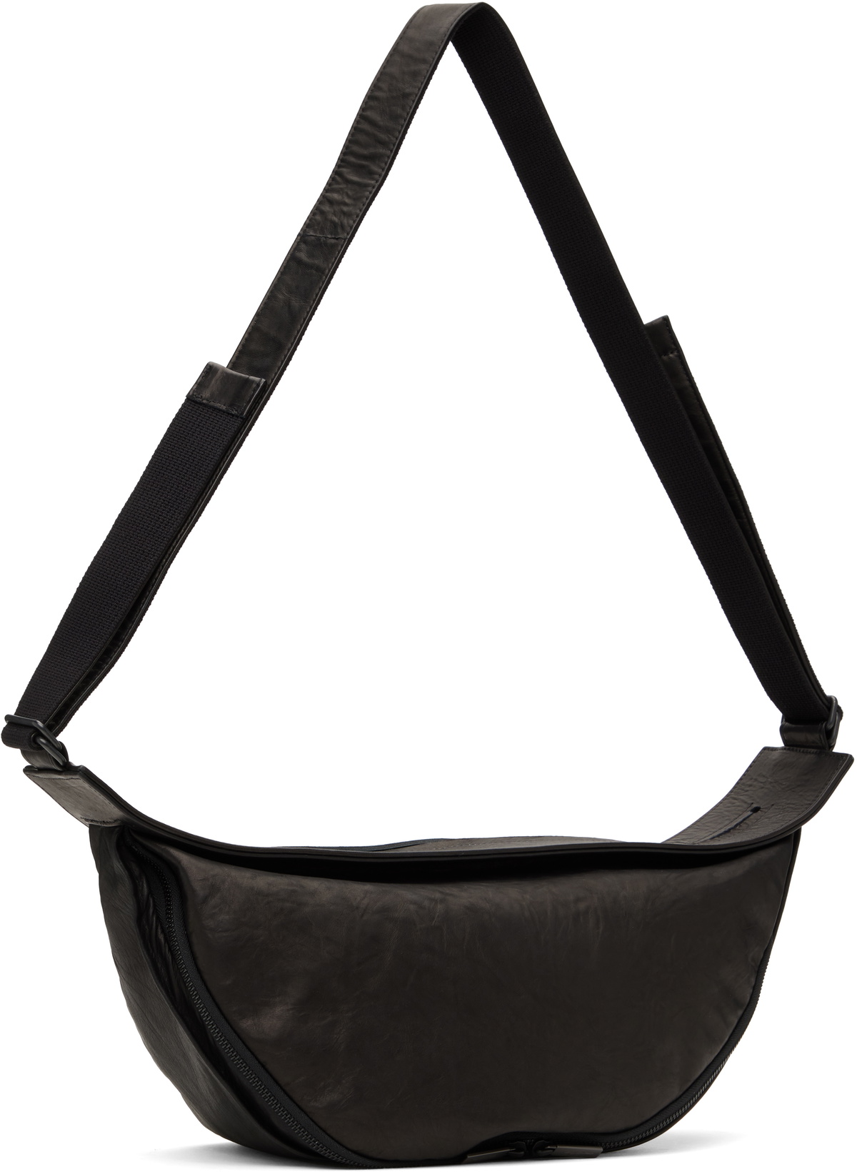 YOHJI YAMAMOTO Black Y Crossbody Bag