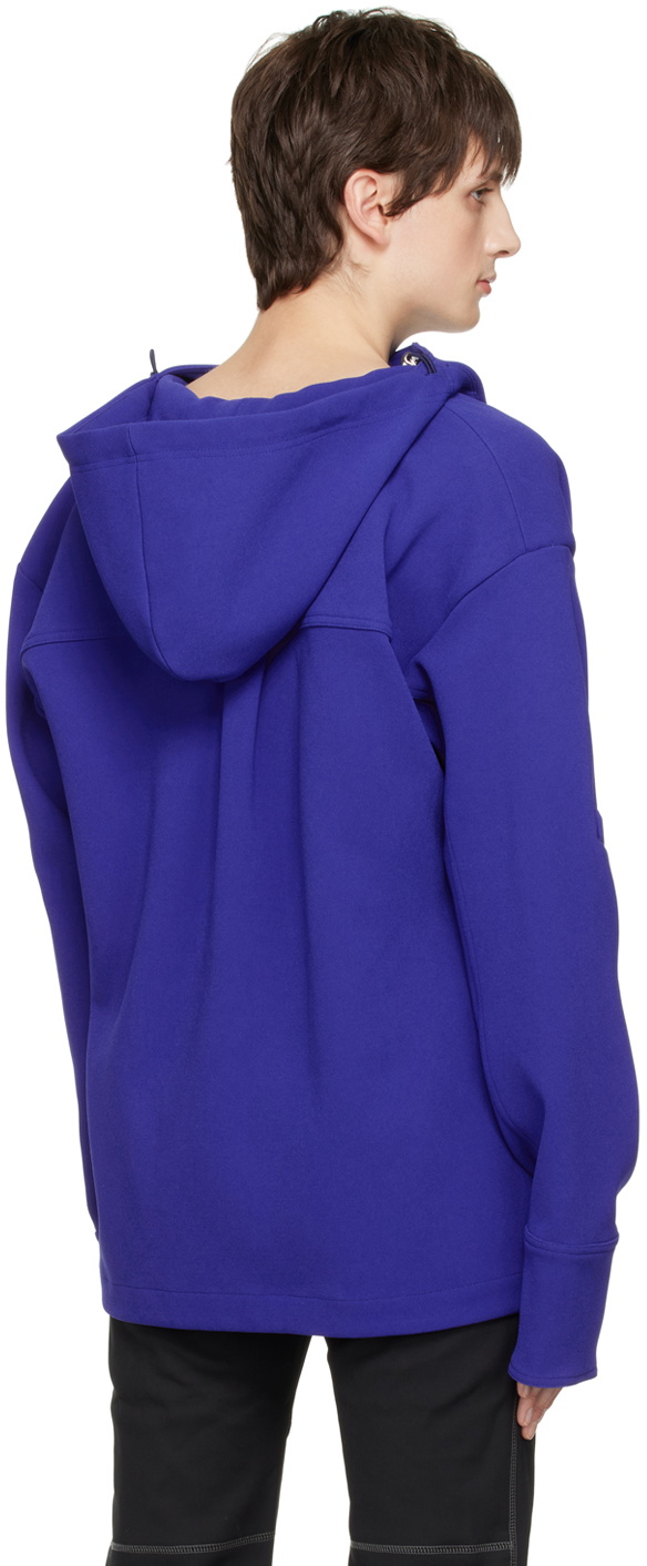 Maximilian Davis Blue Blake Hoodie