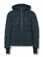 Aztech Mountain - Nuke Suit Quilted Hooded Down Ski Jacket - Blue