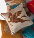 Etro - Somerset embroidered cushion