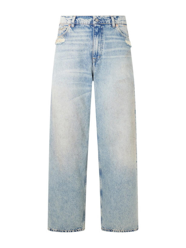 Photo: Our Legacy - Vast Cut Wide-Leg Distressed Jeans - Blue