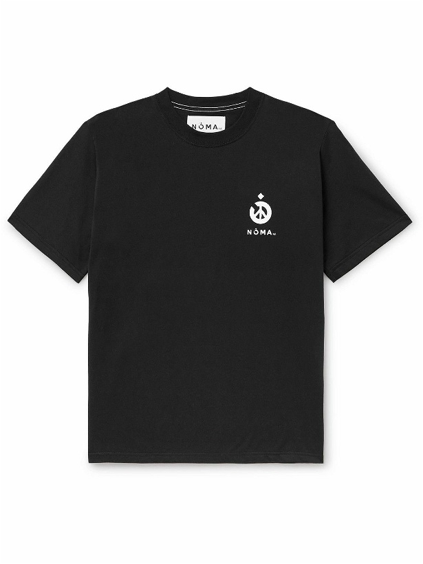Photo: NOMA t.d. - Logo-Print Cotton-Jersey T-Shirt - Black