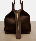 Khaite Crosby suede tote bag