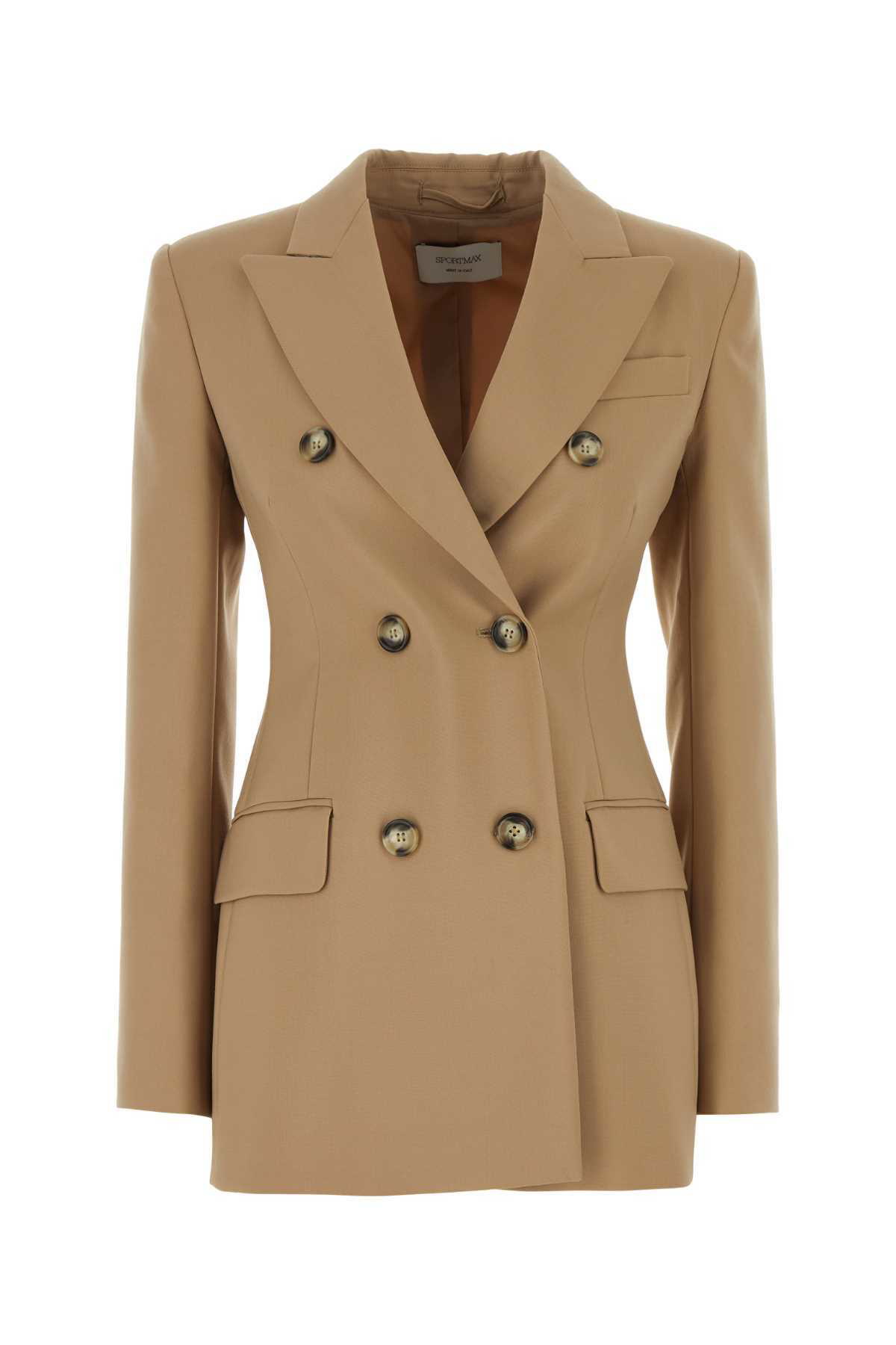 SportMax Beige Adamo Blazer Sportmax SportMax Beige Adamo Blazer Sportmax