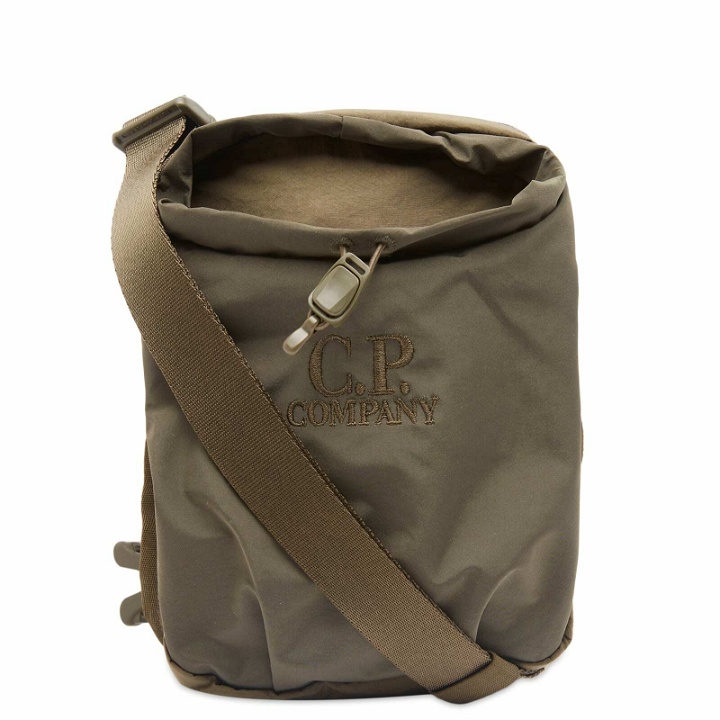 Photo: C.P. Company Men's Chrome-R Belt Bag in Ivy Green