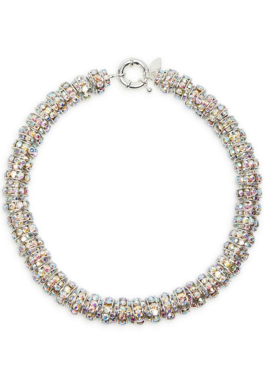 Pearl Octopuss.y Fat Diamond Silver-plated Necklace - One Size