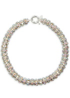 Pearl Octopuss.y Fat Diamond Silver-plated Necklace - One Size