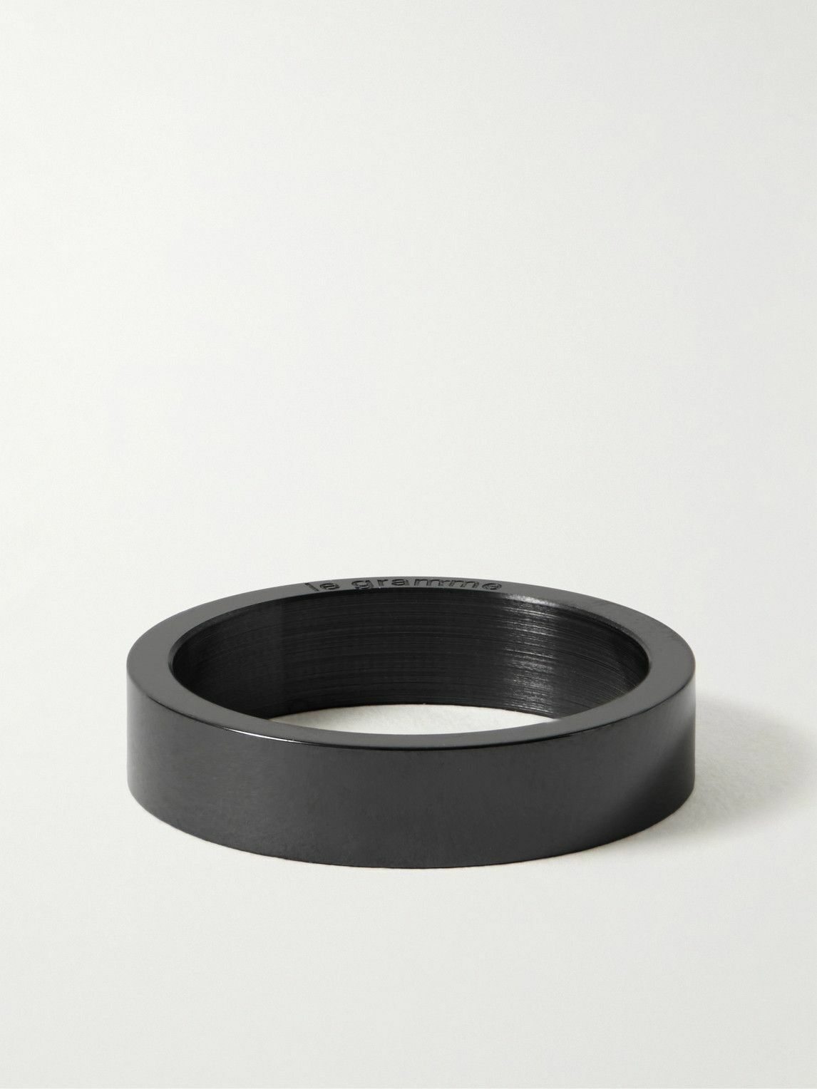 Le Gramme - 3g Recycled-Ceramic Ring - Black