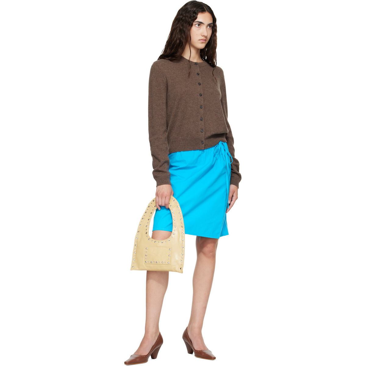 Gimaguas Beige Mini Franca Bag