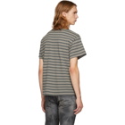 John Elliott Green Boucle Border T-Shirt