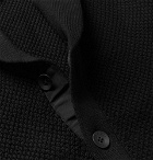 rag & bone - Cardiff Shawl-Collar Merino Wool and Cotton-Blend Cardigan - Black