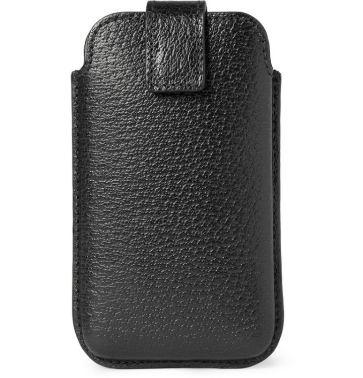 Photo: Smythson - Leather Smartphone Case - Black