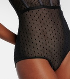 Zimmermann Dot mesh bodysuit