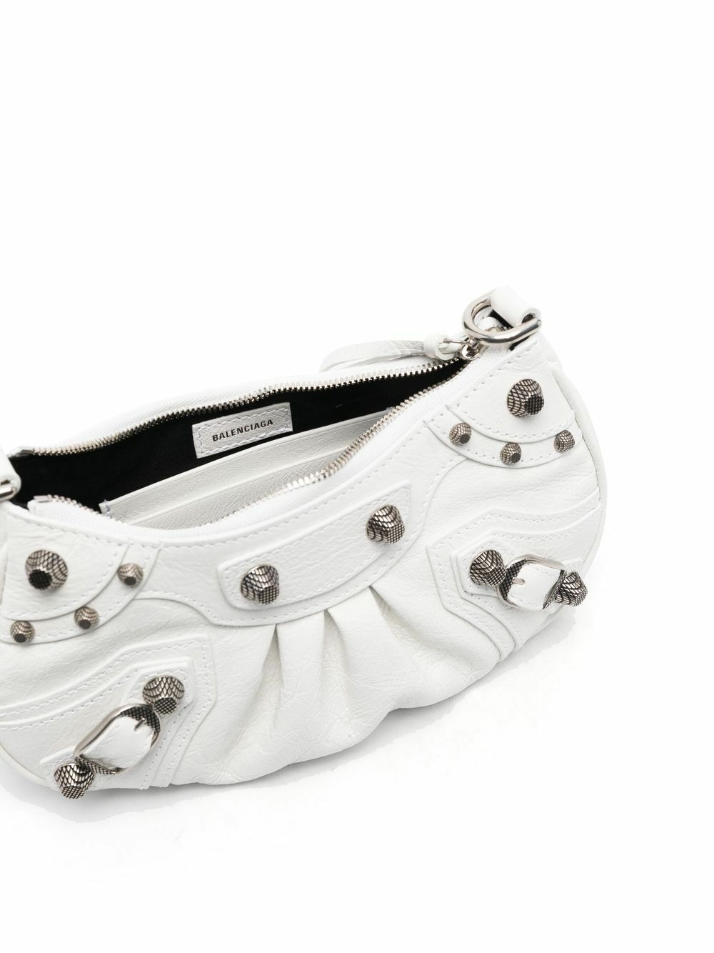 Balenciaga White Le Cagole Leather Mini Bag Balenciaga