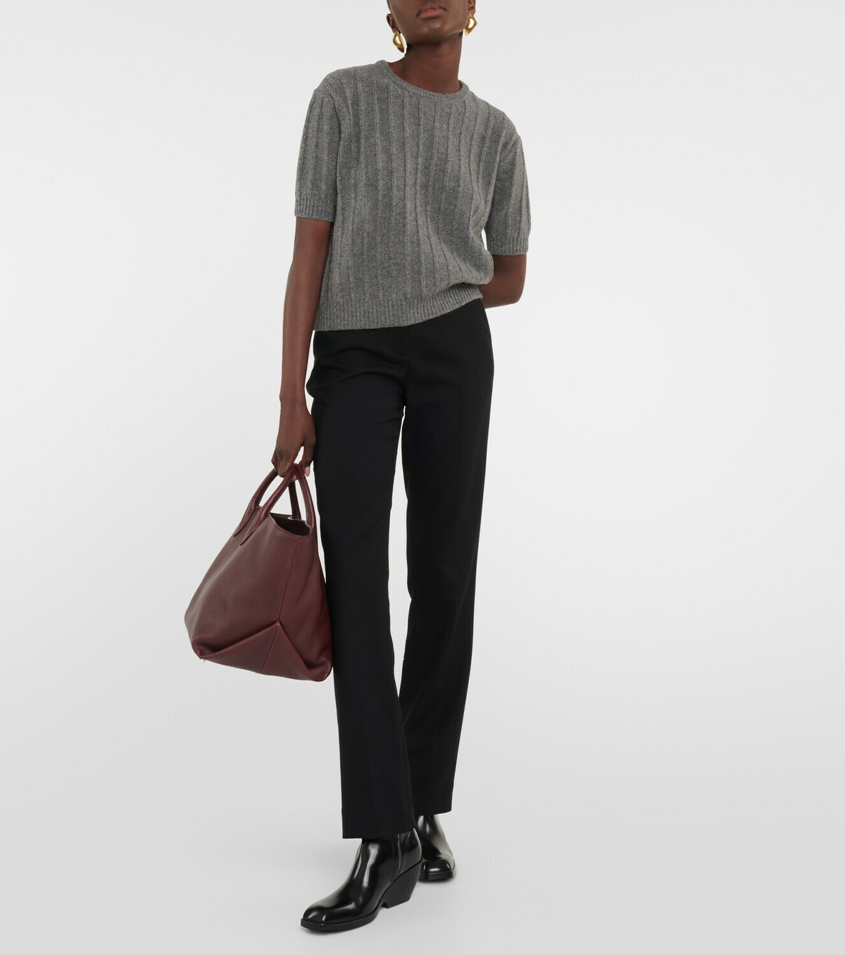 Khaite Esmeralda ribbed-knit cashmere sweater