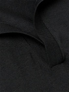 SAINT LAURENT - Wool Polo Shirt - Black