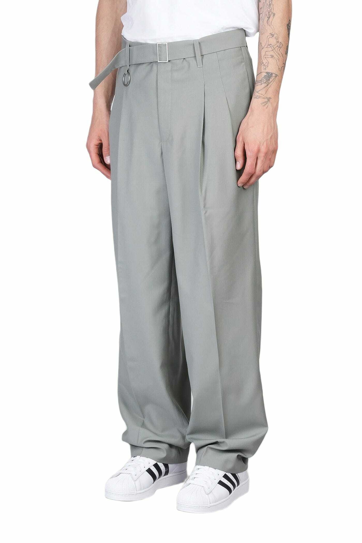 Études Pants In Green Polyester